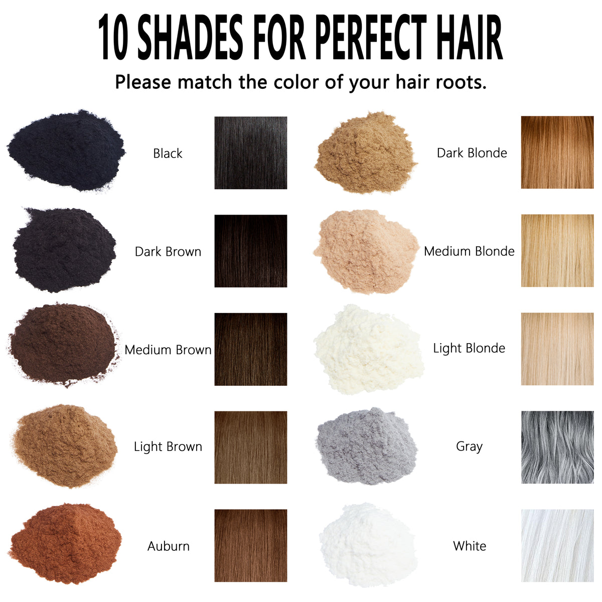Hair Fibers, Value Pack 1